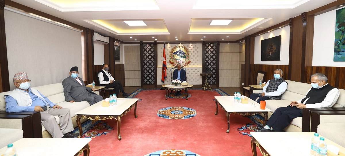 उम्मेदवारी फिर्ता लिने आज अन्तिम दिन , बालुवाटारमा सत्तारूढ गठबन्धन शीर्ष नेताहरूको बैठक