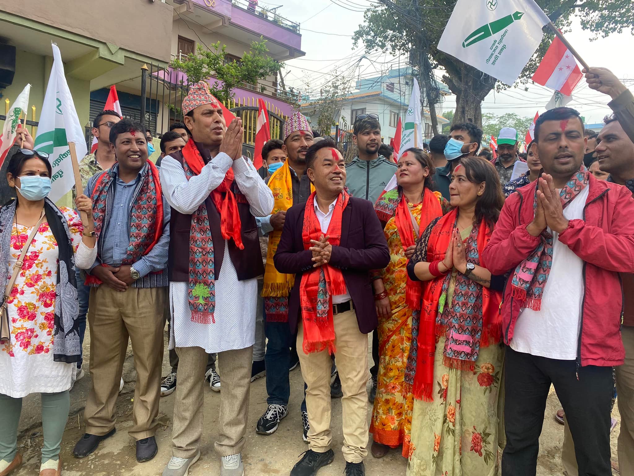 चुनावी अभियानलाई सशक्त बनाउँदै भक्तपुर कांग्रेस