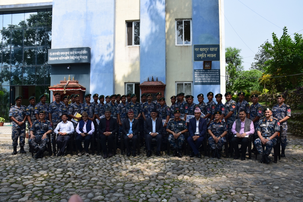 हमन्त्री खाँणद्वारा सि.सं. २ गोताखोर तालिम समापन