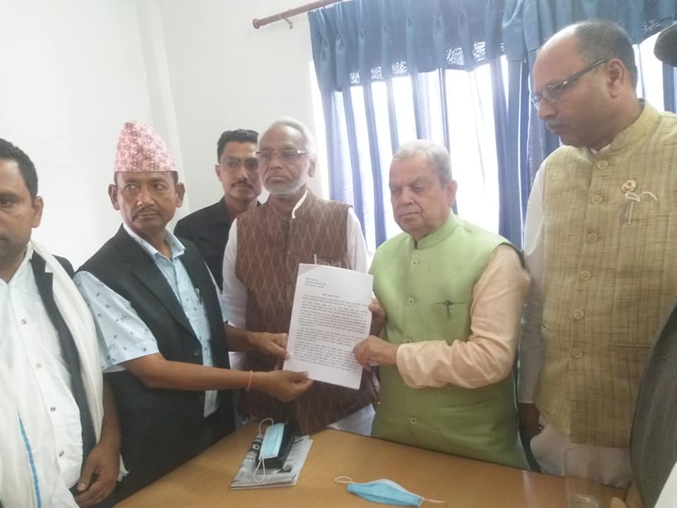 निजगढ विमानस्थल निर्माण गर्न लोसपा पार्टीसँग आग्रह