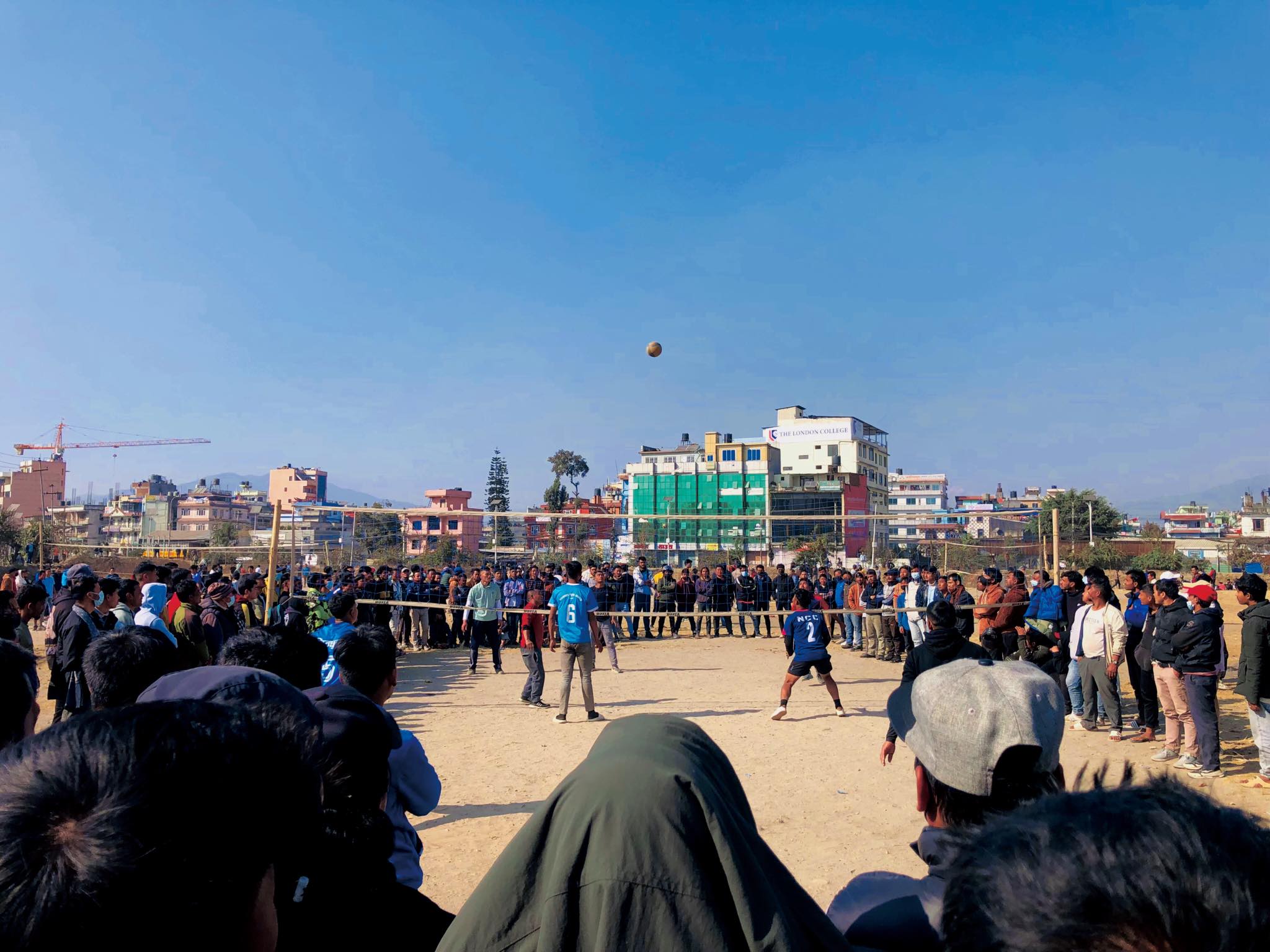 Volleyball craze in Nepal