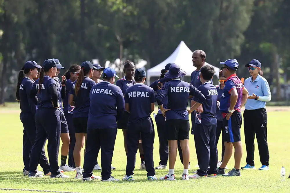 महिला टी–२० विश्वकपको एशिया छनौटमा नेपालले हङकङ चाइनाविरुद्ध खेल्दै