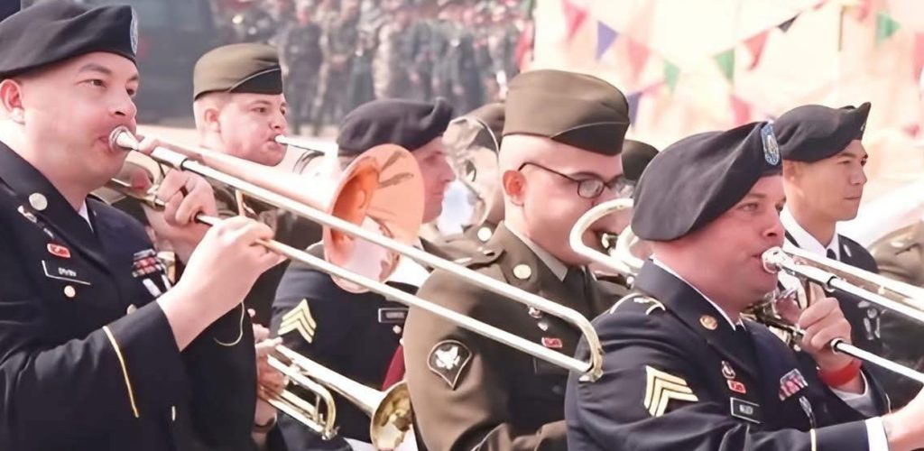 टुँडिखेलमा अमेरिकी सैनिकको परेडले तरङ्गित बन्यो नेपाली समाज